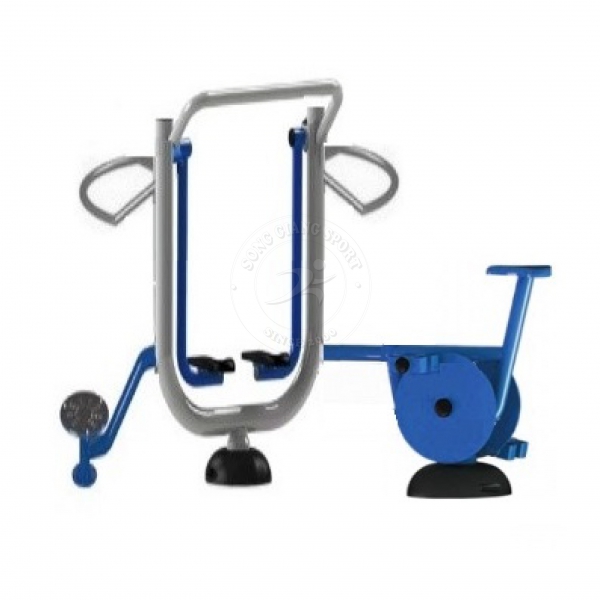 Dụng cụ 3 trong 1: Đi bộ trên không - xe đạp - xoay eo