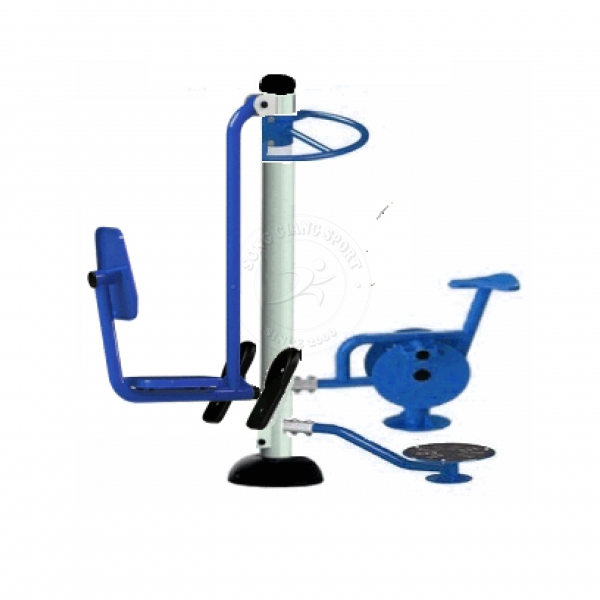 Dụng cụ 3 trong 1: Đạp chân - Xoay eo - Xe đạp