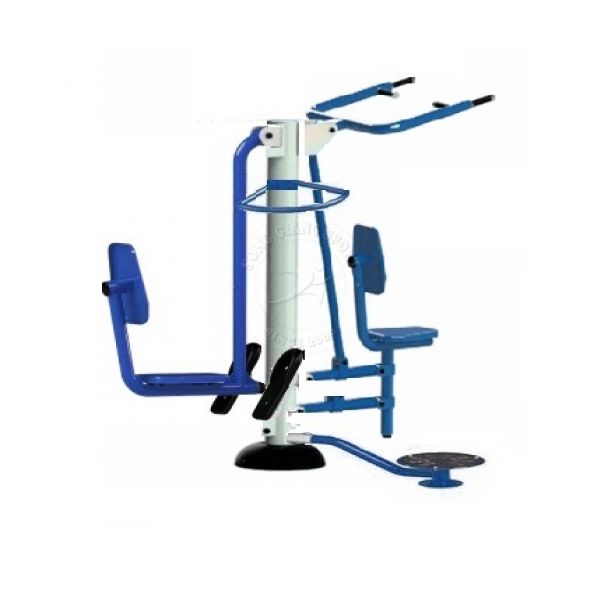 Dụng cụ 3 trong 1: Kéo tay - Xoay eo - Đạp chân