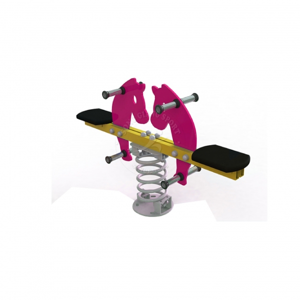 Dụng cụ bập bênh mini màu hồng