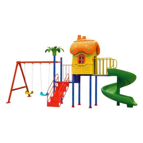 Nhà trượt liên hoàn xích đu V1