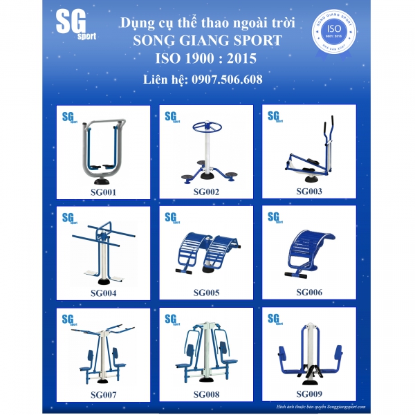 Nhóm dụng cụ thể thao ngoài trời - Nhóm 1