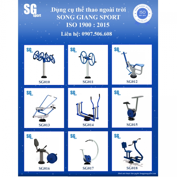 Nhóm dụng cụ thể thao ngoài trời - Nhóm 2