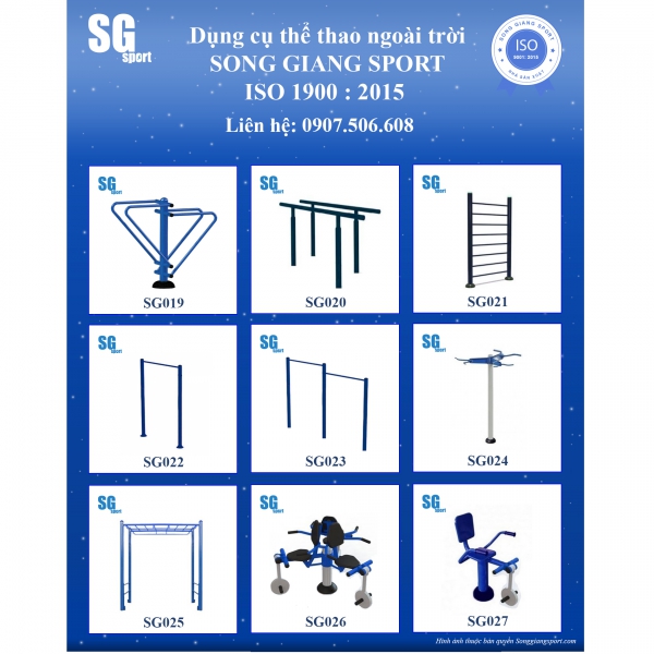 Nhóm dụng cụ thể thao ngoài trời - Nhóm 3