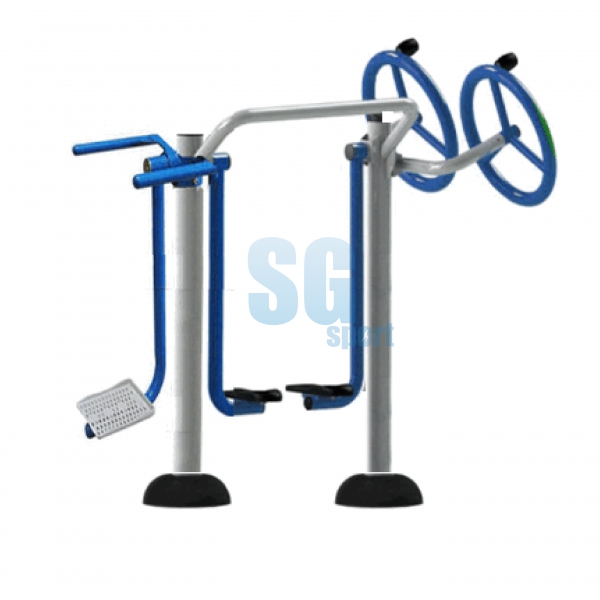 Dụng cụ 3 trong 1: Đi bộ trên không - lắc eo - tay vai