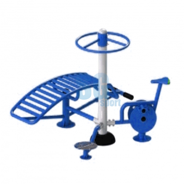 Dụng cụ 3 trong 1: Lưng bụng - Xoay eo - Xe đạp