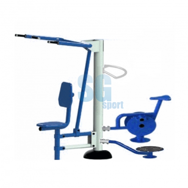 Dụng cụ 3 trong 1: Kéo tay - Xoay eo - Xe đạp