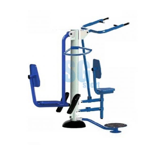 Dụng cụ 3 trong 1: Kéo tay - Xoay eo - Đạp chân