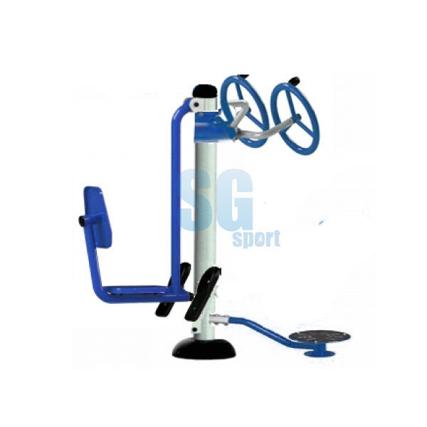 Dụng cụ 3 trong 1: Tay vai - Xoay eo - Đạp chân