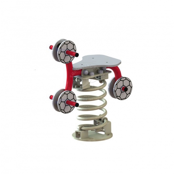 Thú nhún lò xo hình quả bóng màu đỏ