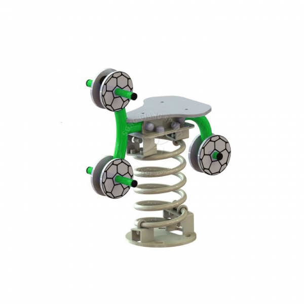 Thú nhún lò xo hình quả bóng màu lục