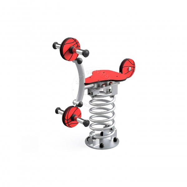 Thú nhún lò xo hình quả bóng V2 màu đỏ