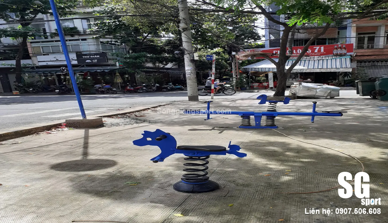 thiết bị thể dục công viên