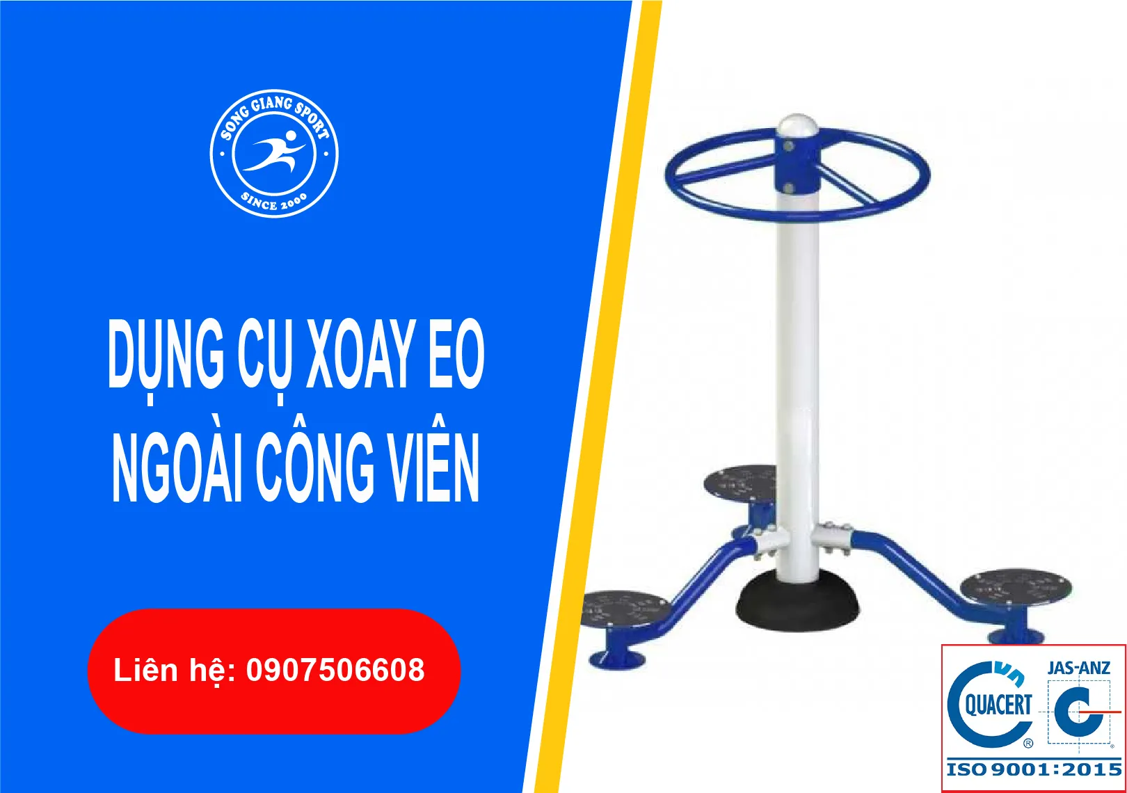 dụng cụ xoay eo ngoài trời