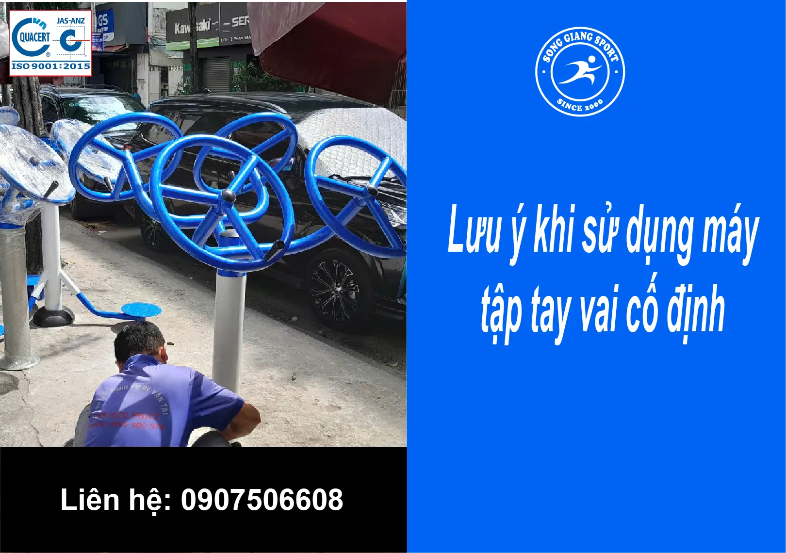 lưu ý khi tập dụng cụ tay vai cố định