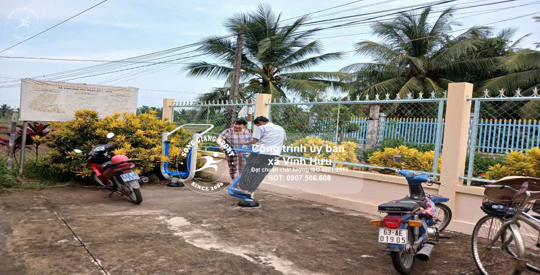 Thiết bị thể thao khu phố Dự án ủy ban xã Vĩnh Hựu