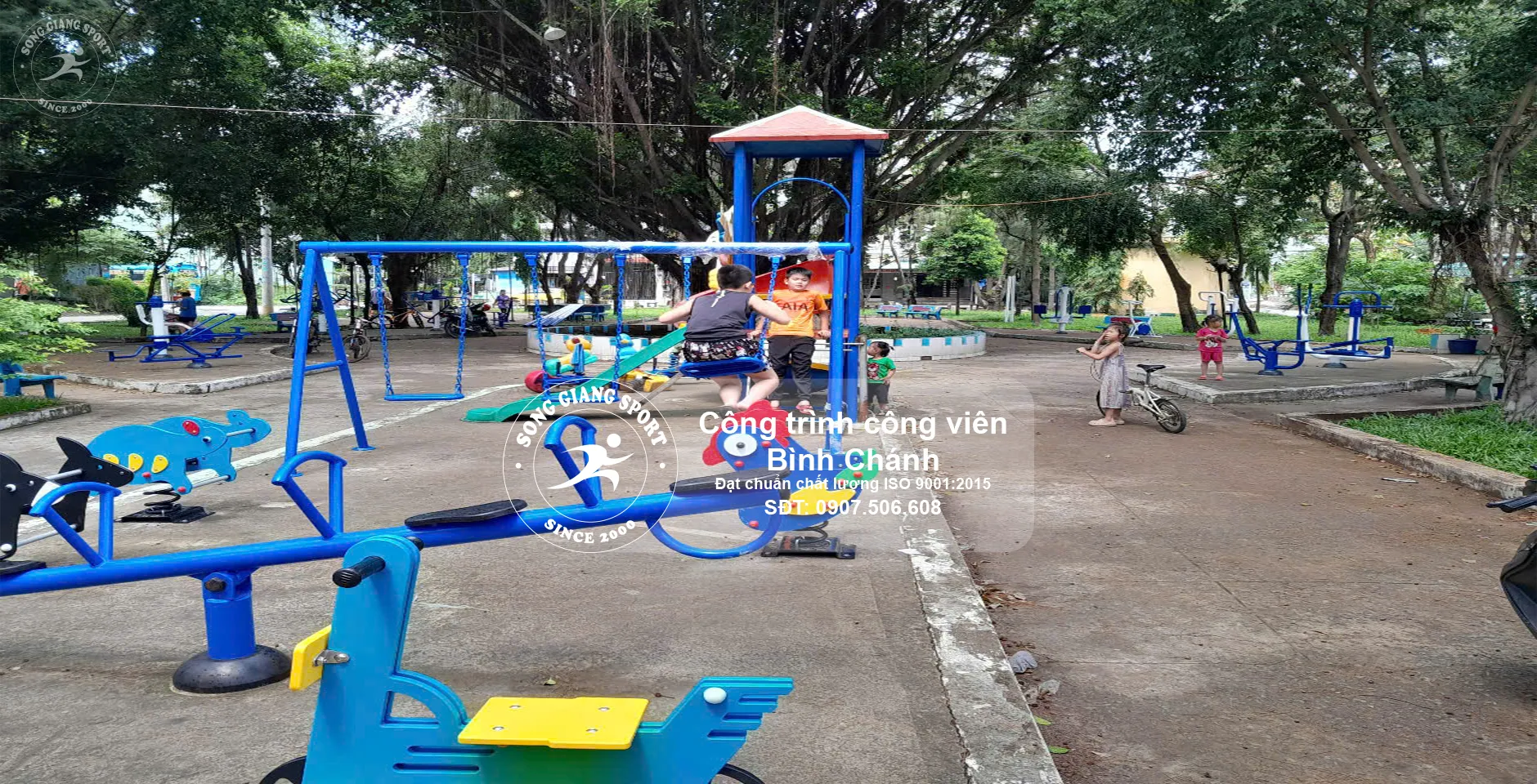 Thiết bị thể thao Dự án công viên Bình Chánh