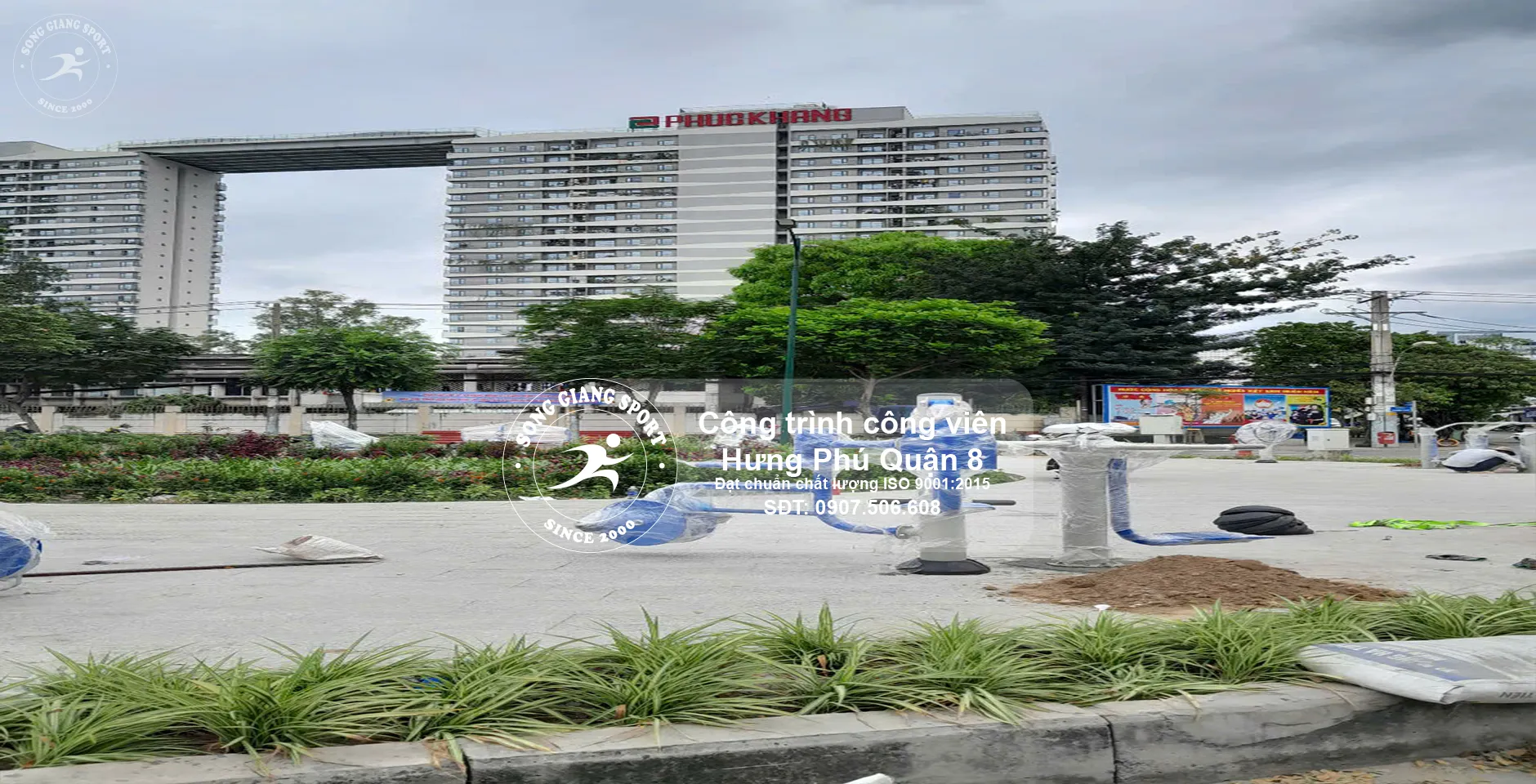 Dụng cụ thể thao ngoài trời công viên Hưng Phú 
