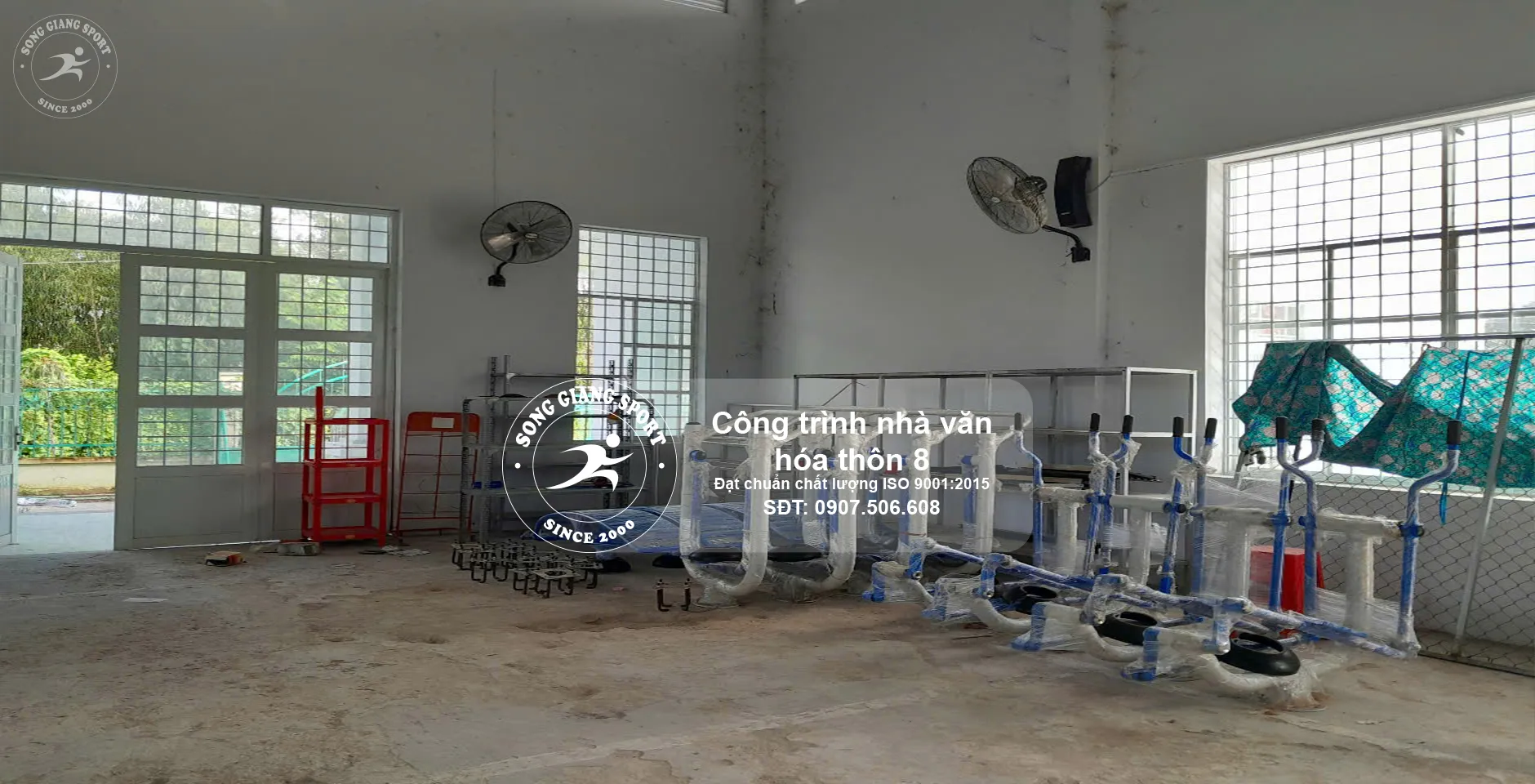công trình nhà văn hóa thôn 8